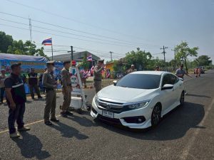 เทศกาลสงกรานต์ 69 รณรงค์ขับขี่ปลอดภัยสวมหมวก 100% เพื่อลดอุบัติเหตุ