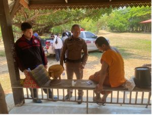 ดำเนินการตรวจคัดกรองสารเสพติดในปัสสาวะของพระภิกษุ